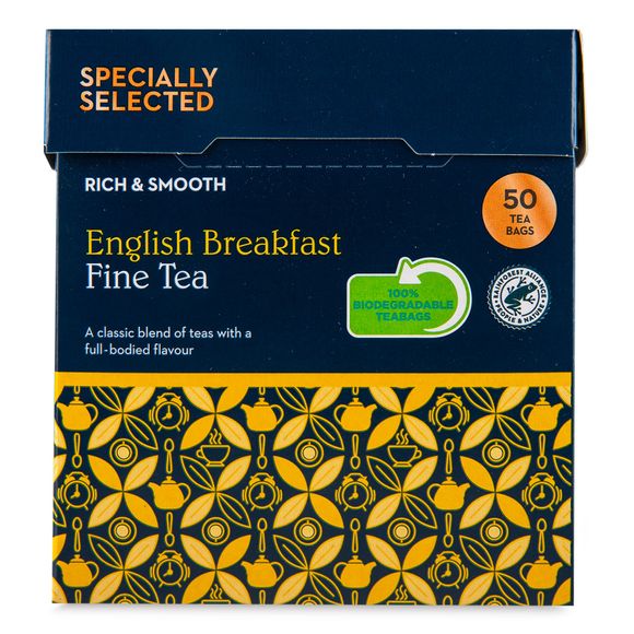 Specially Selected English Breakfast Fine Tea 125g/50 Pack