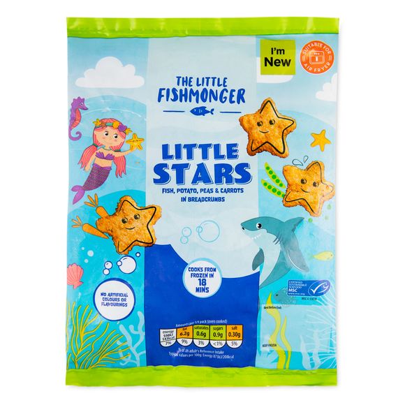 The Little Fishmonger Little Stars 400g