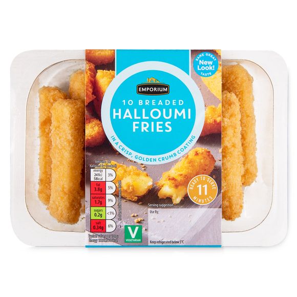 Emporium Breaded Halloumi Fries 170g/10 Pack