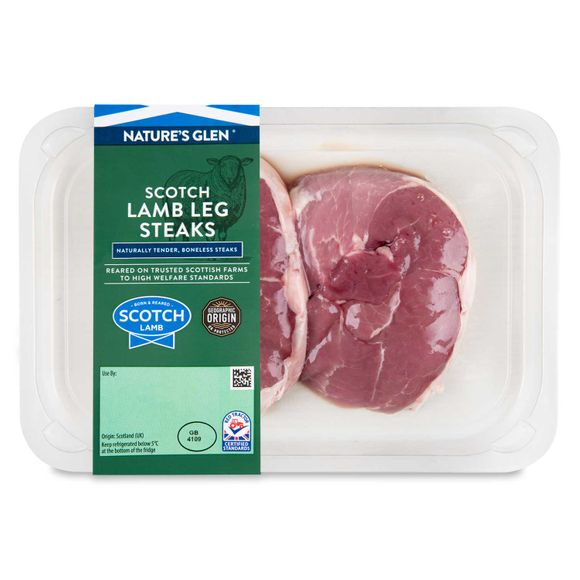 Nature's Glen Lamb Leg Steaks 300g