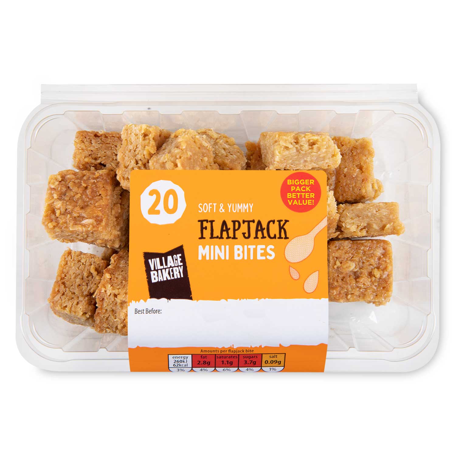 Village Bakery Flapjack Mini Bites 20 Pack