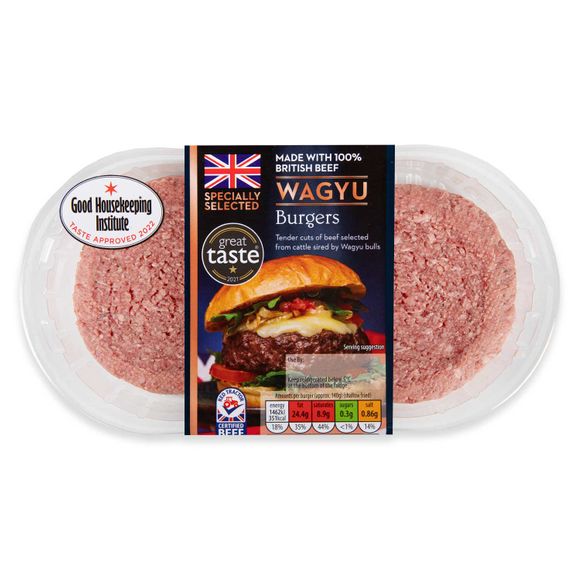 Specially Selected British Wagyu Beef Burgers 340g