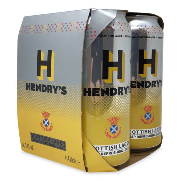 Hendry's Scottish Lager 4x440ml