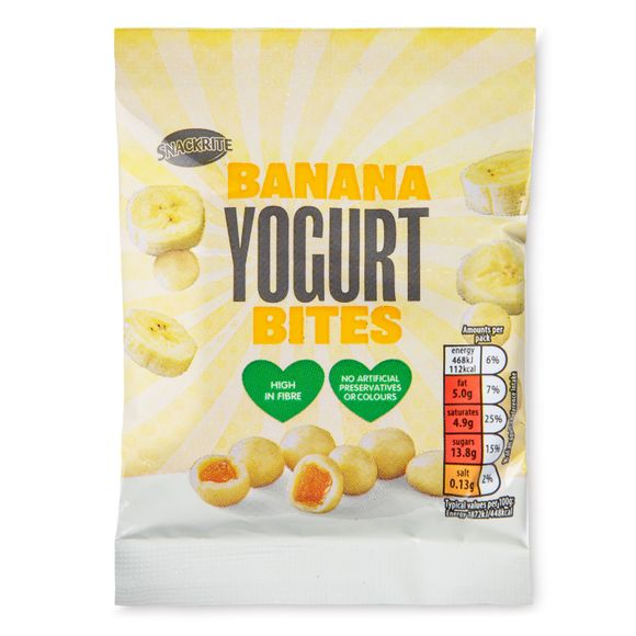 Snackrite Banana Yogurt Bites 25g