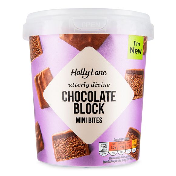 Holly Lane Chocolate Block Mini Bite 180g