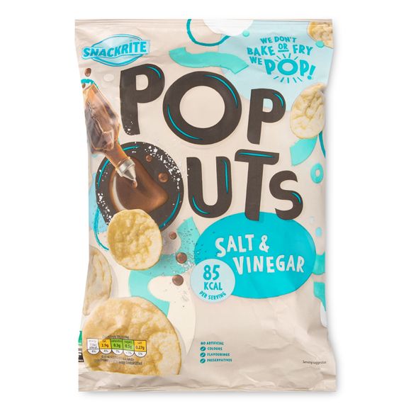 Snackrite Salt & Vinegar Popouts 100g