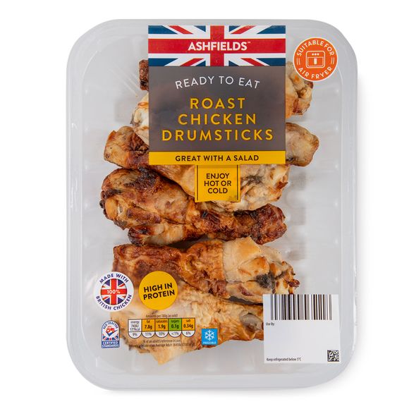 Ashields Roasted Chicken Drumsticks 450g