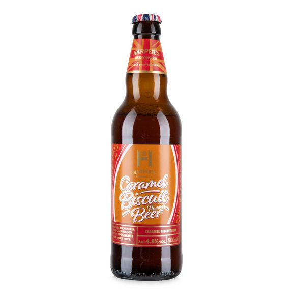 Harper's Brewing Co Caramel Biscuit Flavour Beer 500ml