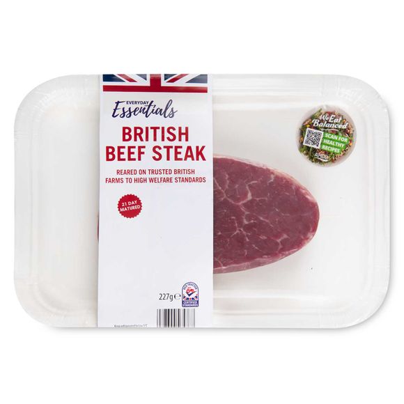 Everyday Essentials British Beef Steak 227g