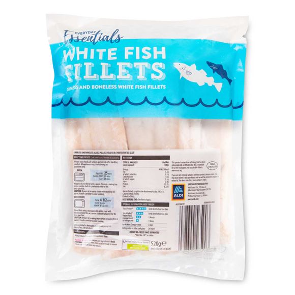 Everyday Essentials White Fish Fillets 520g