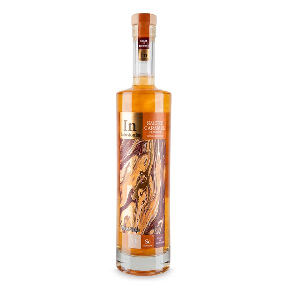 The Infusionist Salted Caramel Flavour Vodka Liqueur 50cl