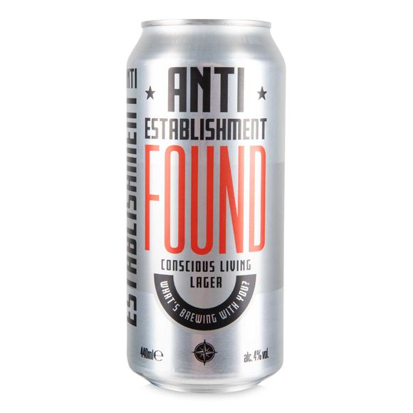 Anti Establishment Found Lager 440ml