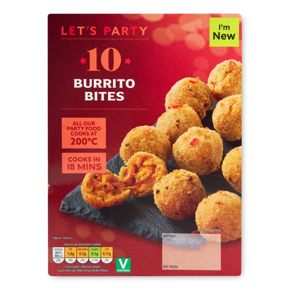 Let's Party Burrito Bites 200g/10 Pack