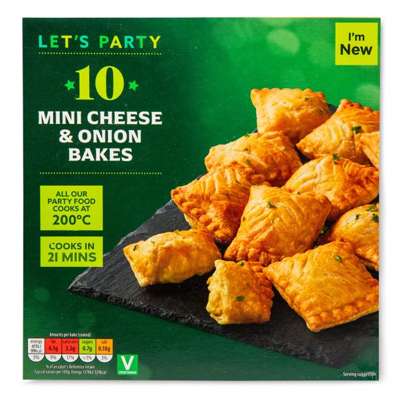 Let's Party Mini Cheese & Onion Bakes 10x30g