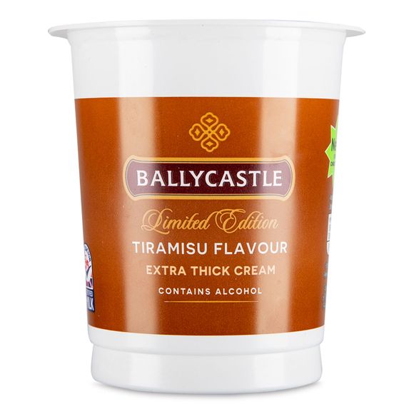 Ballycastle Tiramisu Flavour Extra Thick Cream 250ml