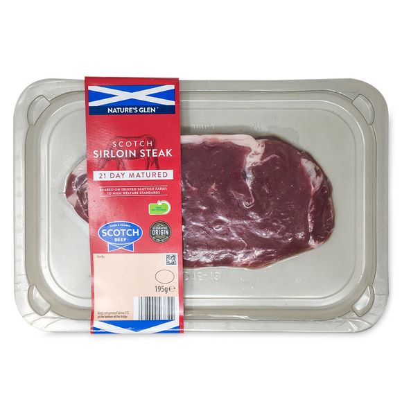 Nature's Glen 21 Day Matured Scotch Sirloin Steak 195g