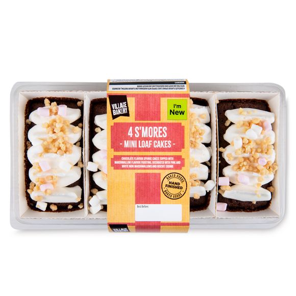 Village Bakery Mini Loaf Cakes S'mores 288g/4 Pack