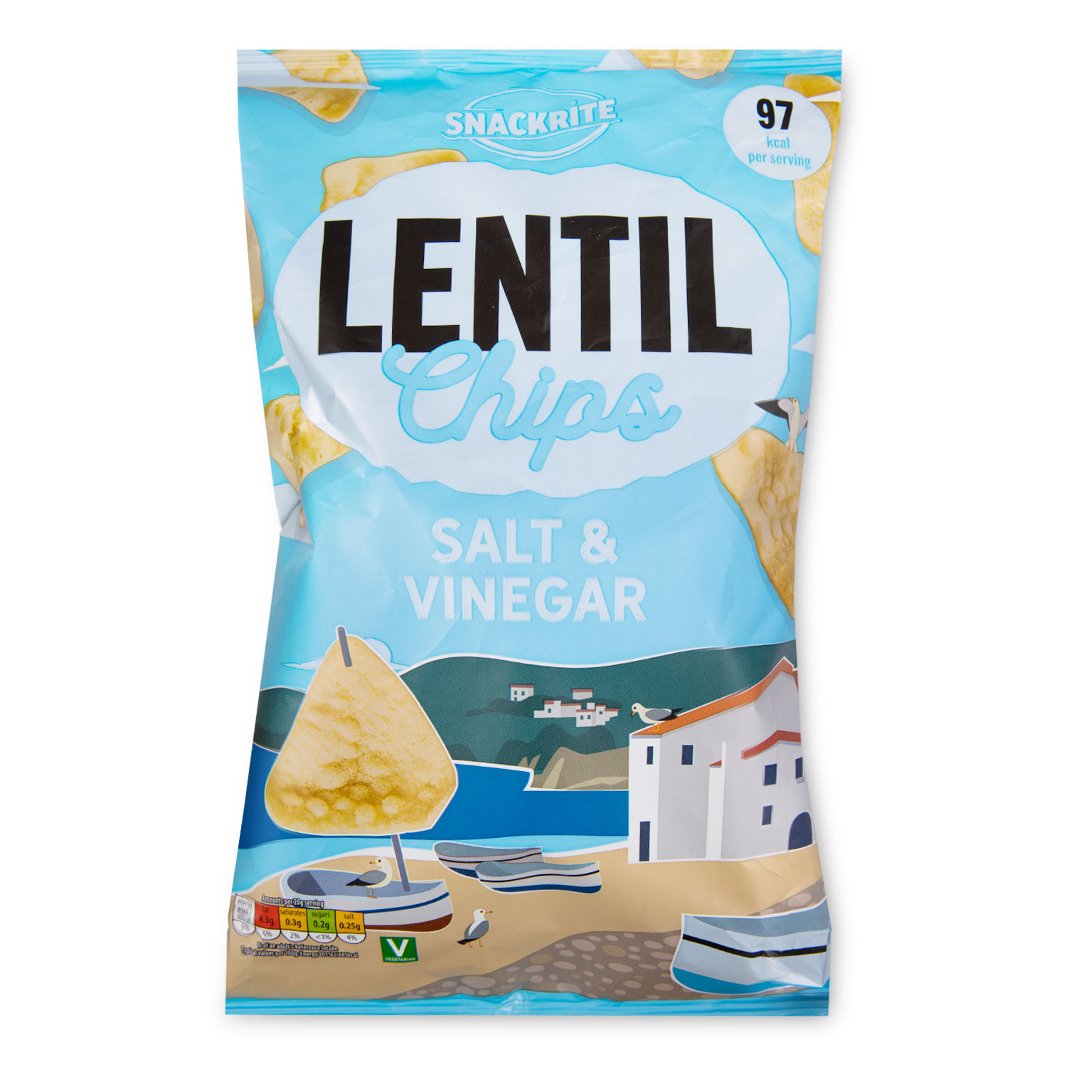 Snackrite Lentil Chips 85g