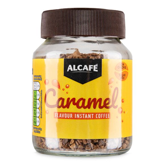 Alcafé Caramel Flavour Instant Coffee 50g