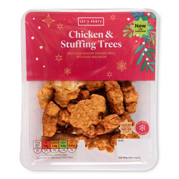 Let's Party Chicken & Stuffing Trees 200g