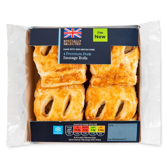 Specially Selected Premium Pork Sausage Rolls 188g/4 Pack
