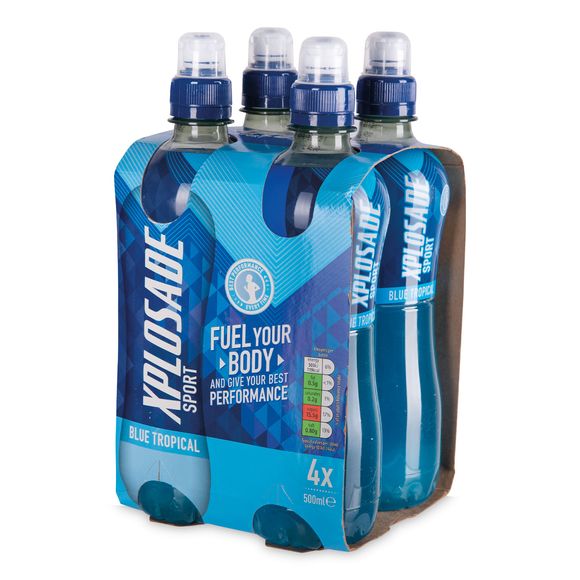 Xplosade Blue Tropical Sports Drink 4x500ml