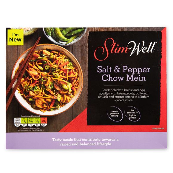 Slimwell Salt & Pepper Chow Mein 500g