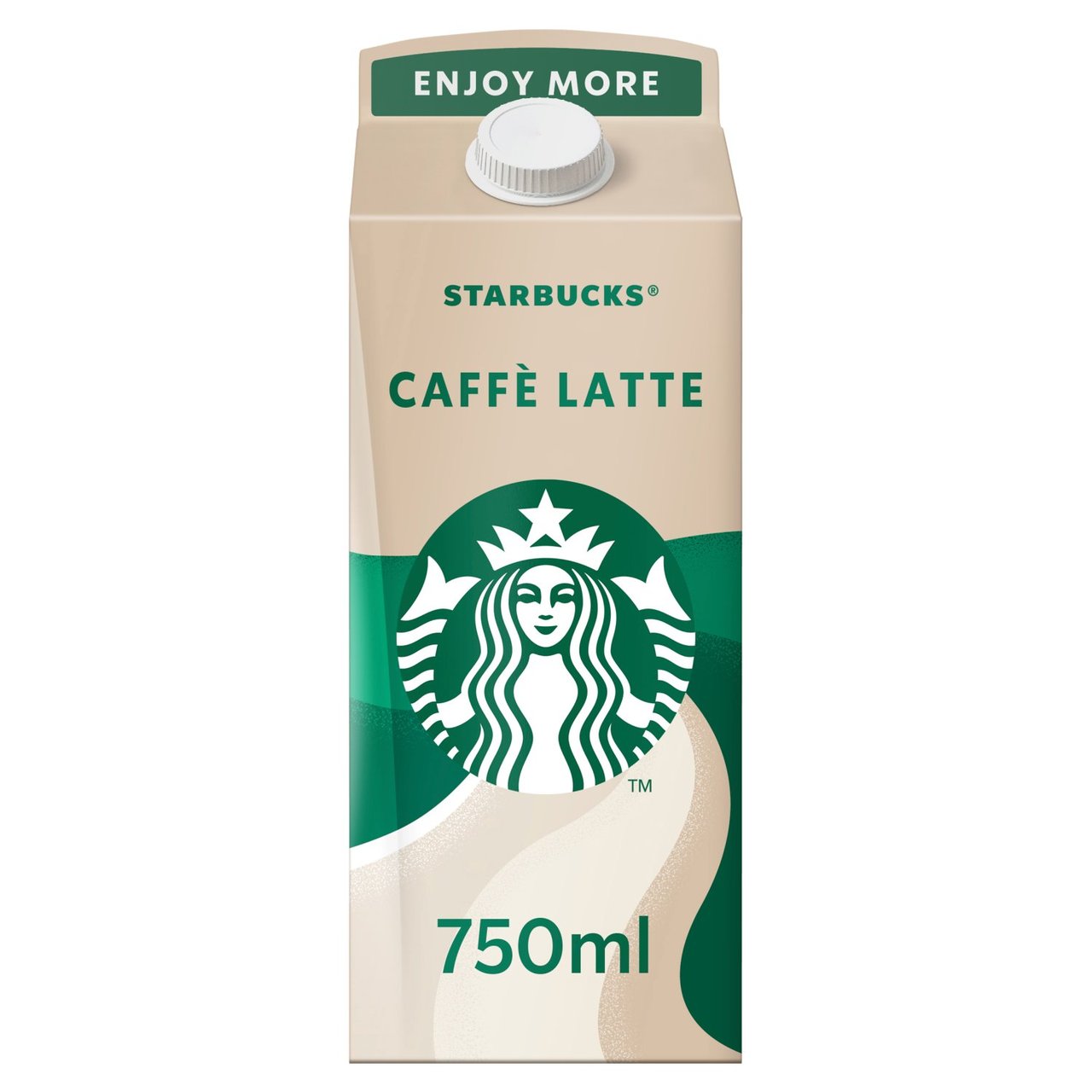 Starbucks Multiserve Caffe Latte Iced Coffee  750ml