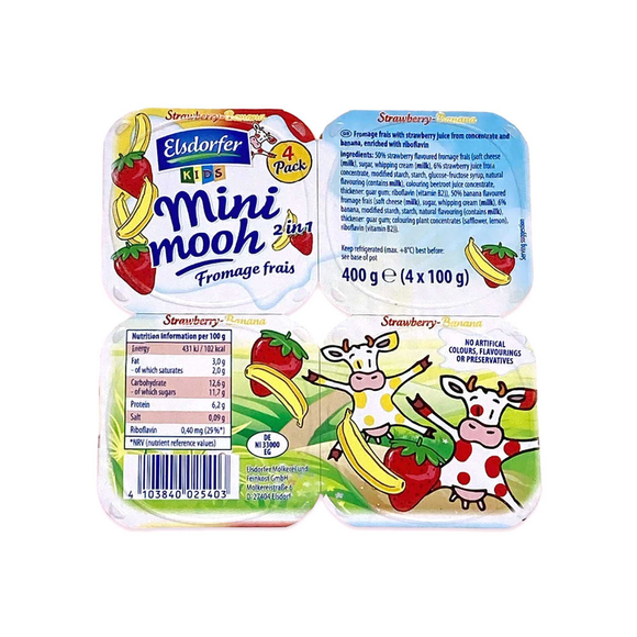 Elsdorfer Yogurt Delights 4 - Strawberry&Banana 400g