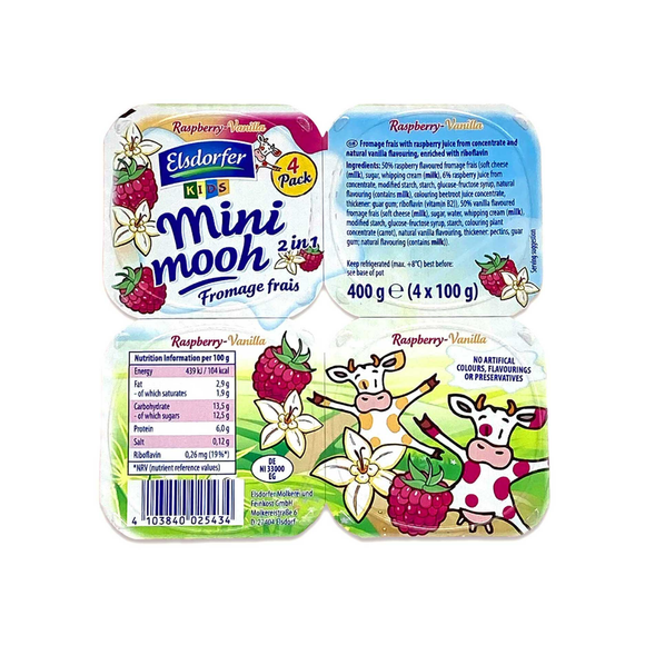 Elsdorfer Yogurt Delights 4 - Raspberry&Vanilla 400g