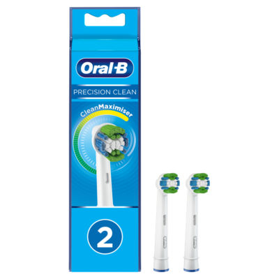 Oral-B Precision Clean Toothbrush Heads, 2 Pack