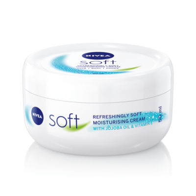 Nivea Soft Moisturiser for Body, Face & Hands 50ML