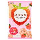 Want Want Shelly Senbei Rice Crakers Strawberry Flavour 117g