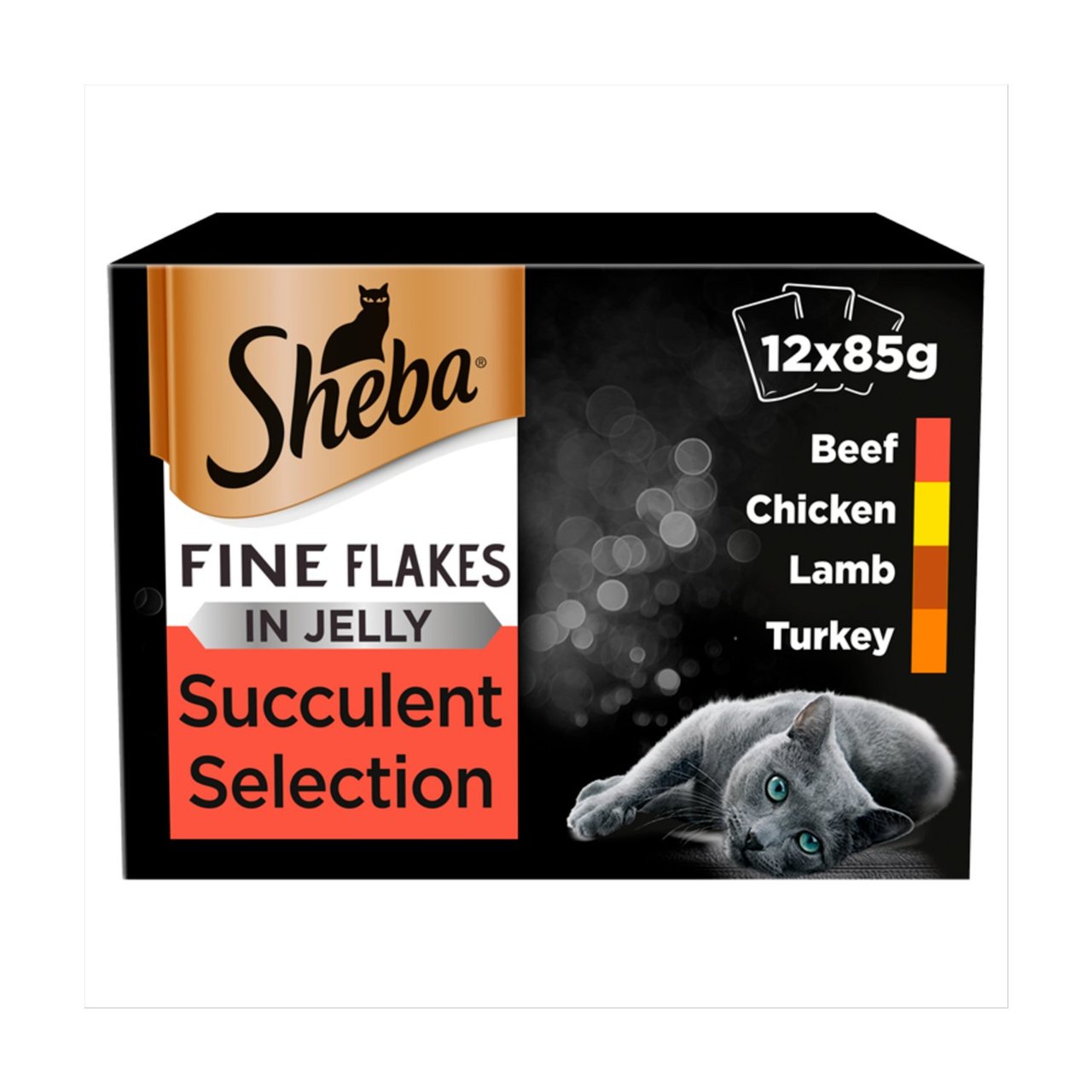 Sheba Fine Flakes Cat Food Pouches Succulent Selection in Jelly