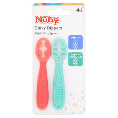 Nuby Dinky Dippers Baby's First Spoons 4+ m