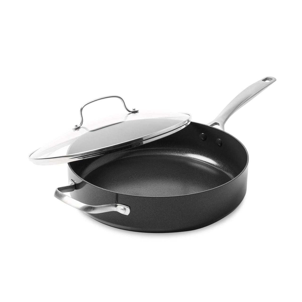 GreenPan Copenhagen Aluminium Non-Stick 28cm, 4.3 Litre Skillet with lid