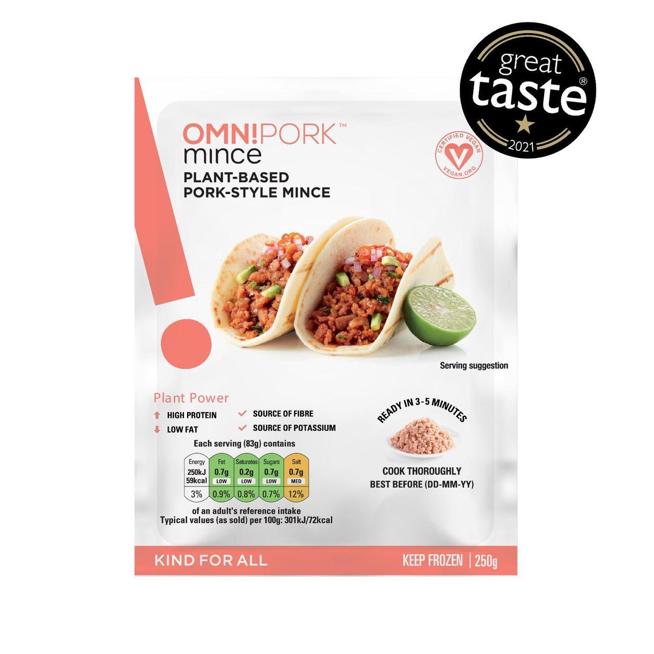 OmniFoods OmniPork Mince Plant-Based Pork-Style Mince