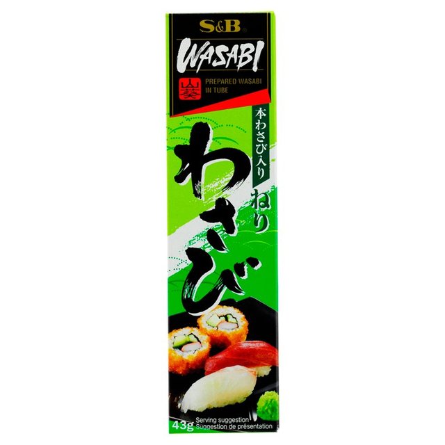 S&B Wasabi Paste In Tube  43g