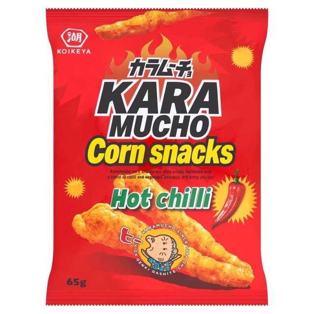 Koikeya Karamucho Corn Snacks Hot Chilli  65g