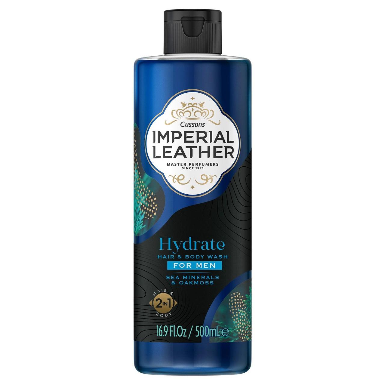 Imperial Leather Hydrate 2 in 1 Hair and Body Wash for Men