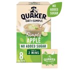 Quaker Oat So Simple Simply Apple Porridge Cereal No Added Sugar