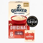 Quaker Original Porridge Sachets 6 x 27g