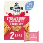 Quaker Porridge to Go Mixed Berries Breakfast Bars 2 x 55g