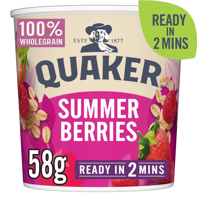 Quaker Oats Oat So Simple Summer Berries Porridge Pot 58g