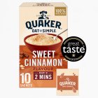 Quaker Oat So Simple Sweet Cinnamon Porridge Sachets 10x33g