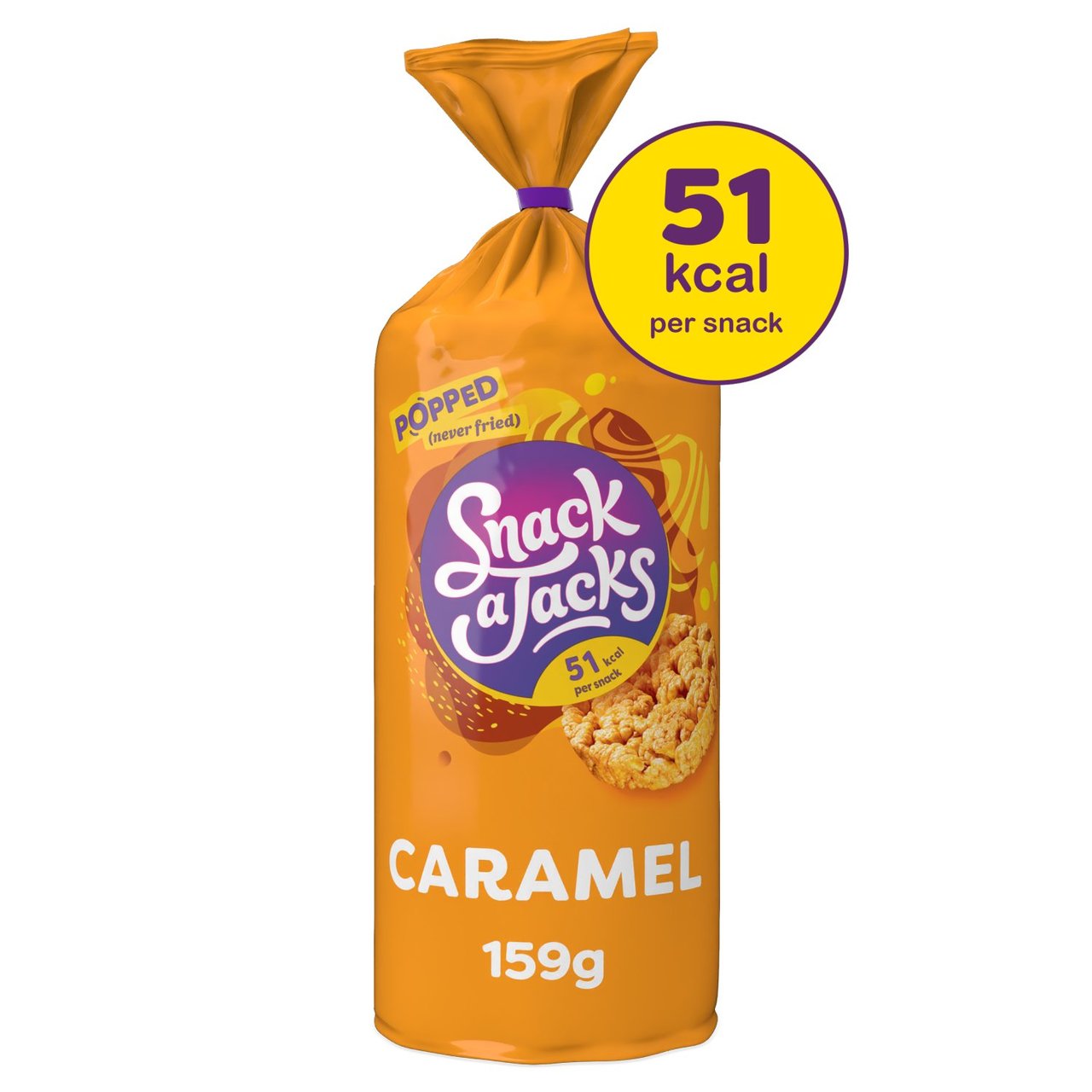 Snack a Jacks Jumbo Caramel Rice Cakes