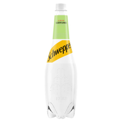 Schweppes Slimline Elderflower Tonic Water 1L