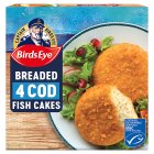 Birds Eye Breaded Cod Fish Cakes 4 x 49.5g