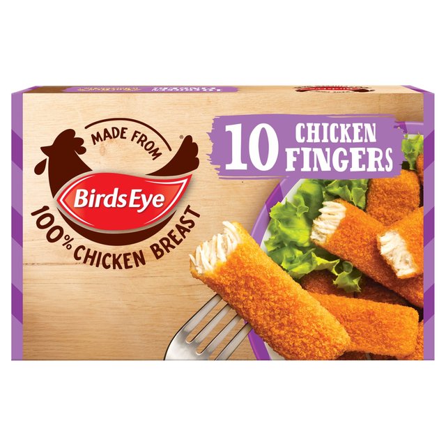 Birds Eye 10 Chicken Fingers with Golden Wholegrain 250g