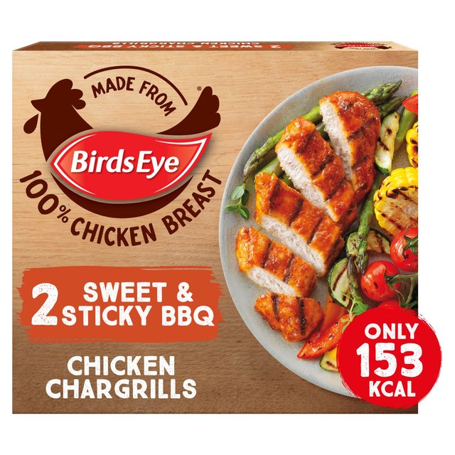 Birds Eye 2 Sweet & Sticky BBQ Chicken Chargrills